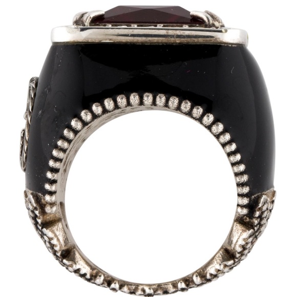 AUTHENTIC Gucci Sterling Silver Cocktail Ring - Picture 4 of 4